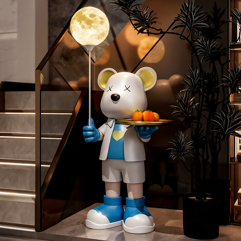 高端大气上档次暴力熊落地摆件