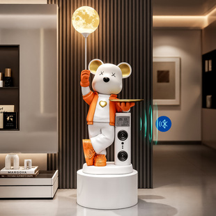 蓝牙音箱暴力熊客厅大型落地摆件房屋装饰品乔迁新居贺礼2026新款