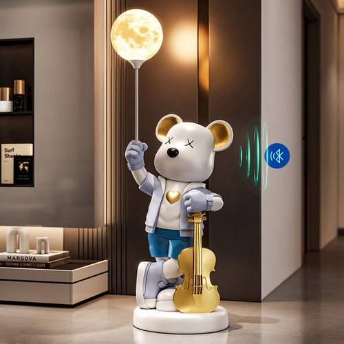 暴力熊客厅大型落地摆件