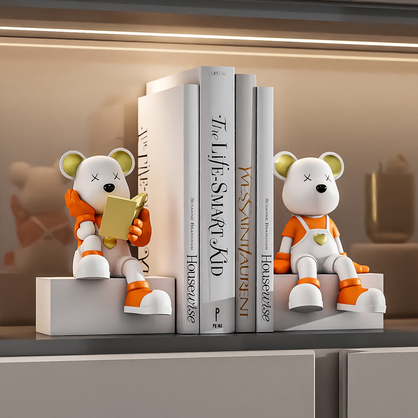 创意书挡桌面摆件客厅酒柜玄关书房办公桌软装饰品家居办公室好物,家居饰品,装饰摆件,淘宝优惠券,粉丝福利购,淘宝优惠卷