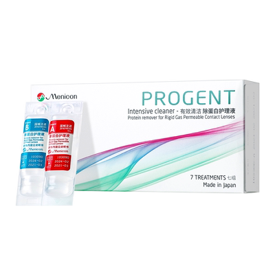 视宜洁RGP硬性隐形眼镜除蛋白护理液AB液角塑ok镜深度清洁7组/盒