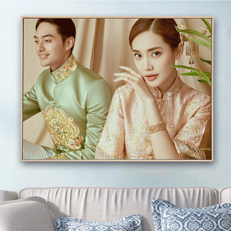 定制婚纱照相框挂墙洗照片全家福床头48寸放大结婚照客厅组合制作,家居饰品,相框/画框,淘宝优惠券,粉丝福利购,淘宝优惠卷