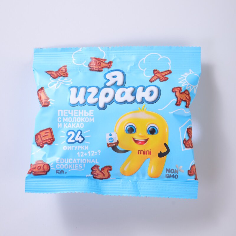 【六袋】俄罗斯原装进口爱比可牌斯帝瓦玩具形多口味饼干50g/袋