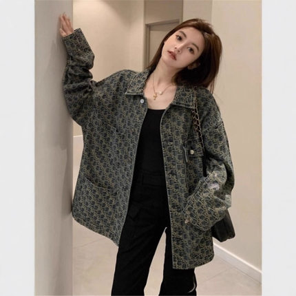 复古做旧牛仔外套女2026秋季新款设计感小众休闲百搭宽松显瘦上衣