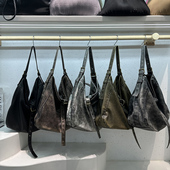 2024新款 做旧复古色小众秋季 时尚 欧比 个性 气质单肩腋下托特包女