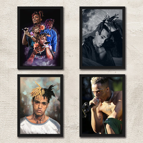 XXXTentacion说唱带框海报装饰画