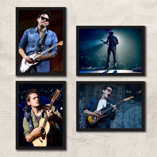 John Mayer海报囧妹儿装饰画 吉他大师约翰梅尔琴行摇滚周边壁画