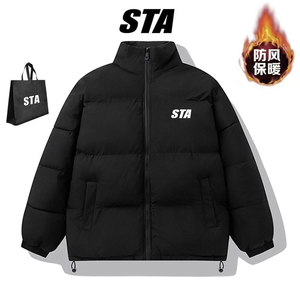 STA旗舰店正品立领羽绒棉服男女美式高街外套情侣防风保暖面包服