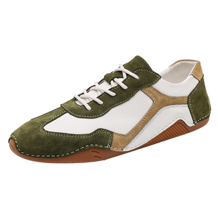 捡漏外贸货男鞋春秋真皮户外休闲皮鞋47大码软底百搭复古工装皮鞋