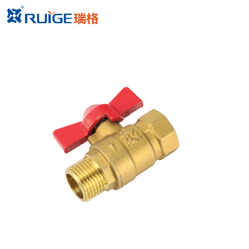 瑞格109内外牙蝶柄球阀 丝口球阀 螺纹球阀 4分 6分dn15 dn20