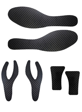 US8ACC篮球鞋跑步鞋碳纤维半掌前叉推进碳板中底抗扭支撑贴片配件