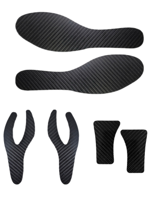 US8ACC篮球鞋跑步鞋碳纤维半掌前叉推进碳板中底抗扭支撑贴片配件