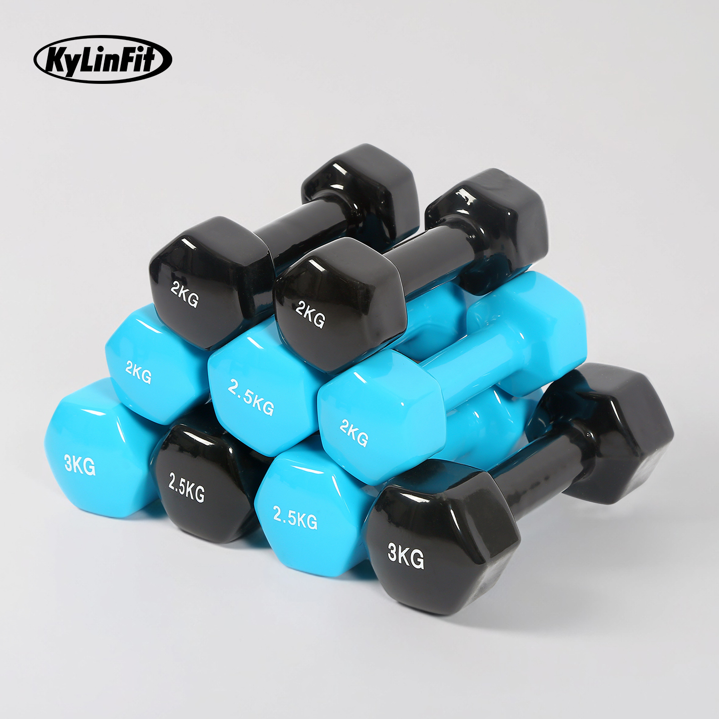 六角瘦身力量训练臂肌浸塑哑铃