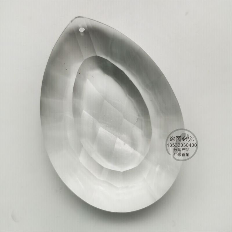 定制酒店工程灯具手工串珠灯饰水晶灯玻璃配件片吊灯水晶吊坠配件