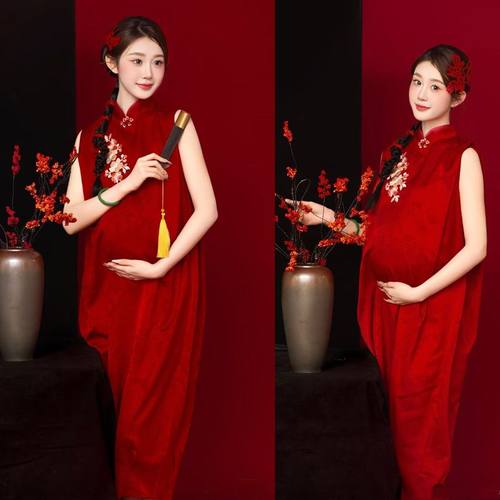 影楼新款孕妇照主题摄影套装