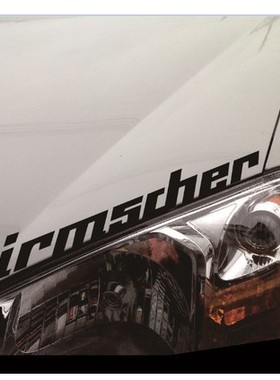 汽车贴纸 极速改装 个性 irmscher 反光车贴 拉花 车贴 英文定制