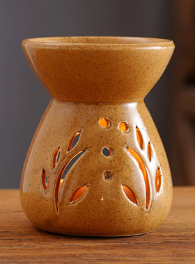 青司局 芝麻黄 | 复古 蜡烛陶瓷香薰炉 精油灯美容院家居