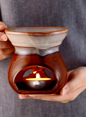 青司局 窑变古铜 | 复古 蜡烛陶瓷香薰炉 精油灯美容院家居