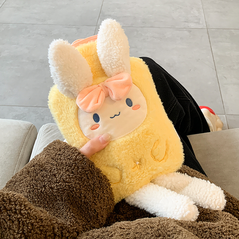 可爱毛绒暖手热水袋注水冲水灌水暖水袋迷你小号女生敷肚子暖宝宝