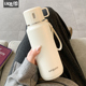 简约大容量保温水杯女新款 2025带盖女士泡茶办公室不锈钢杯子男生
