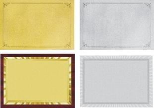 金箔纸奖牌材料正品 平雕浮雕金银箔片铜牌空白木板木托打印膜