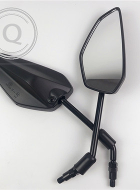 适用豪爵DR160S后视镜HJ150-10C后视镜摩托车倒车镜反光镜