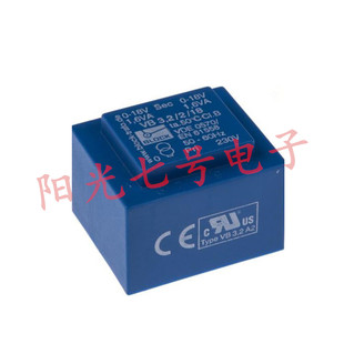 德国产 BLOCK VB 3.2/2/18 230V转2X18V 3.2VA 电源变压器