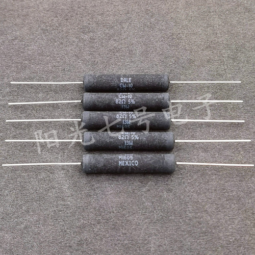 墨西哥产 82R 13W DALE CW-10 82欧 VISHAY 线绕电阻 82Ω 5%