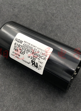 NGM 189-227uF 330VAC 61B7D330189NNCA 电机启动电容 189-227MFD
