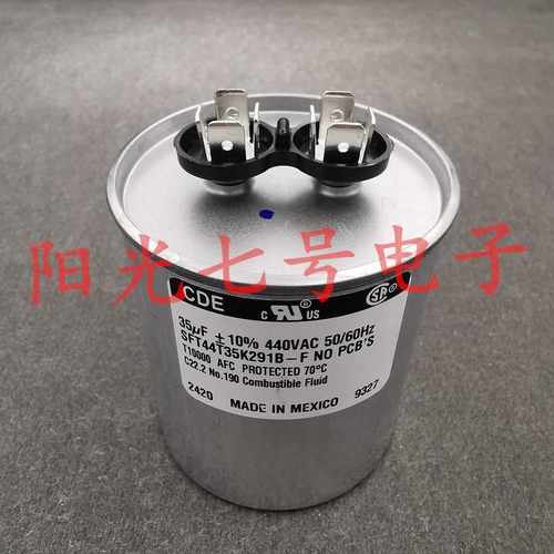 墨西哥产 35uF 440VAC CDE SFT44T35K291B-F 电容器