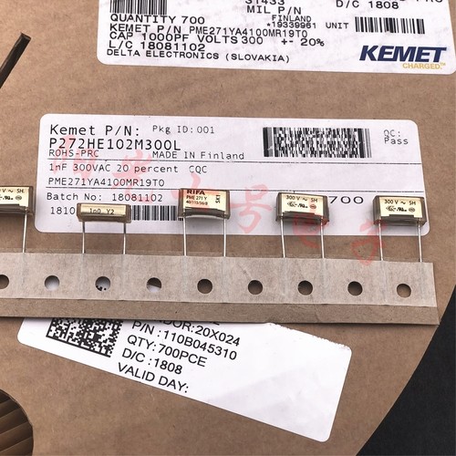 0.001uF 300VAC RIFA PME271Y 1000pF 薄膜电容 1n0 250VAC 102
