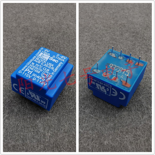 德国产 BLOCK AVB0,35/2/6 2x115V转2x6V 电源变压器