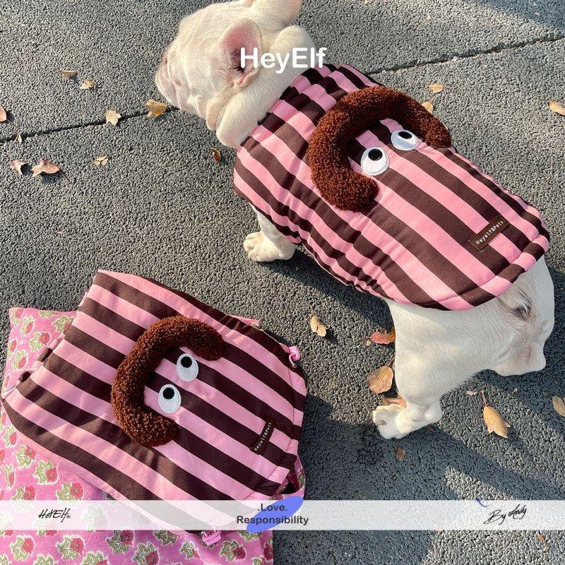 HeyElf狗狗衣服法斗棉服雪纳瑞外套比熊巴哥马甲可卡宠物冬装加厚