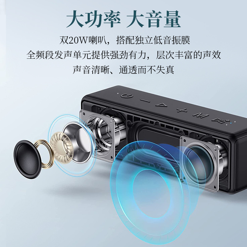 德国进口柏林之声2025新款华强北X蓝牙音箱高音质大音量无线大功