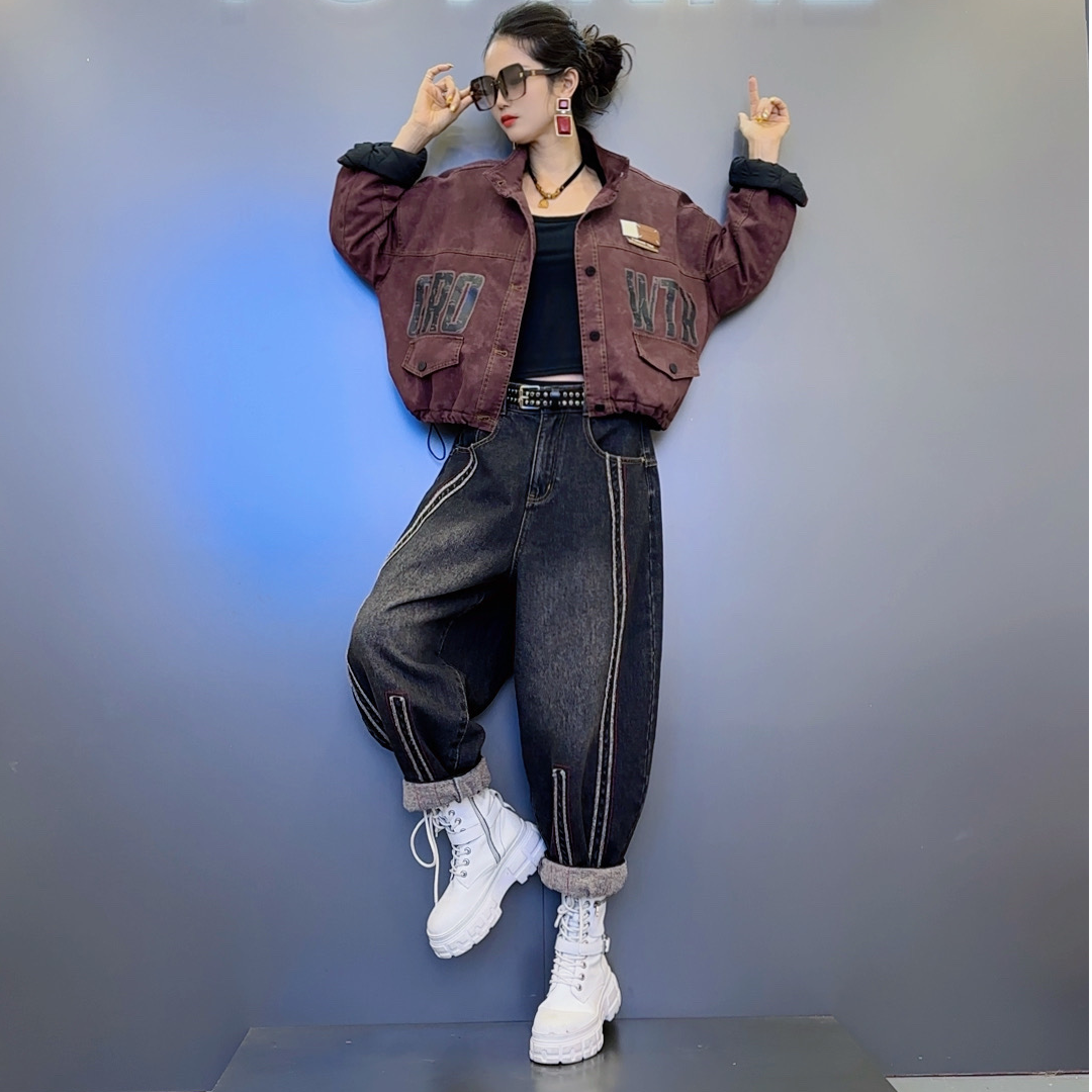 无品牌印花棉嘻哈风2025年秋季