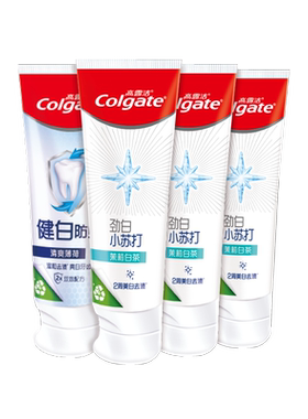 高露洁家庭装含氟牙膏清新口气