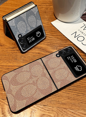 Icool适用三星zflip5手机壳超薄折叠zfold5外壳折叠屏防摔保护皮套GalaxyZFOLD2全包边高档ZFlip4女款zflip3