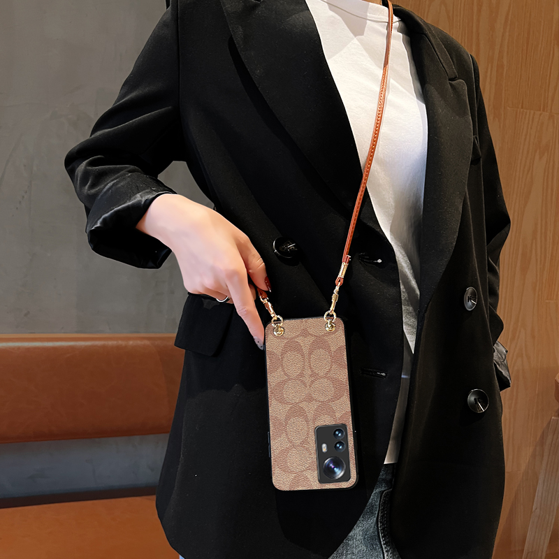 Icool适用小米12皮质复古风斜挎