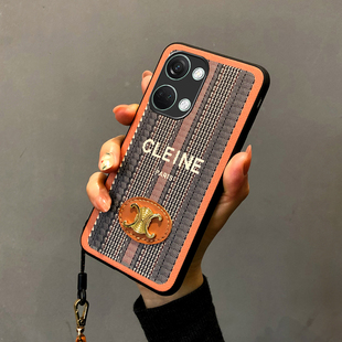 Icool适用一加ace2复古手机皮壳ACE2V皮套硅胶软挂绳Ace Pro保护壳一加11挂脖全包边ACEPRO复古外壳防摔潮牌