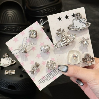 2025新款洞洞鞋配饰卡洛驰diy女