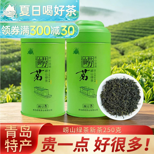 崂山绿茶豆香味浓郁青岛特产