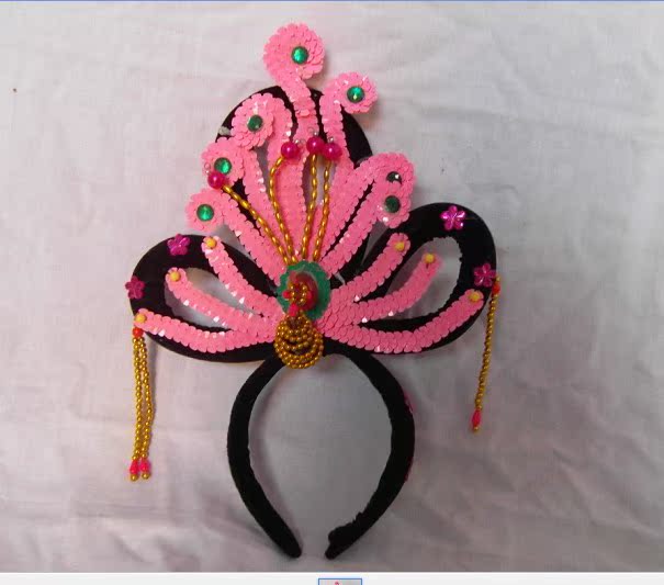 戏曲头饰 表演头饰 假发 花旦丫鬟小姐头饰 秋香头饰 TS85