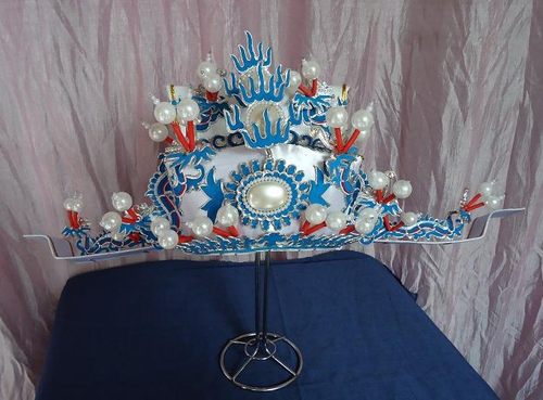 戏剧京剧服装头盔老生帽子花盔帽