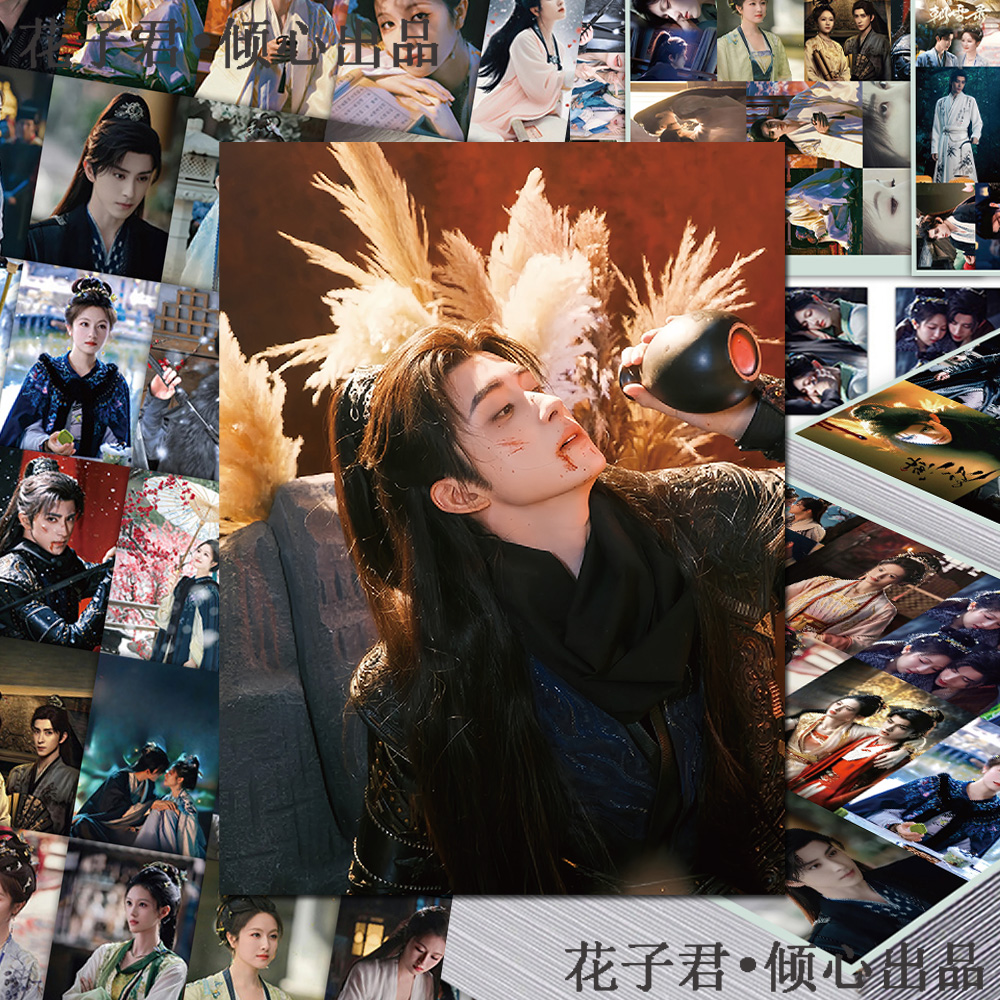 126张热剧朝雪录贴纸敖瑞鹏李兰迪高颜值剧照周边贴画diy桌面手账