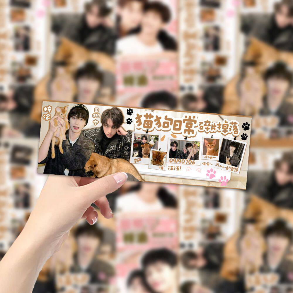 手可摘星辰甜玉米专属双面手幅书签田雷郑朋双人小卡音乐节物料