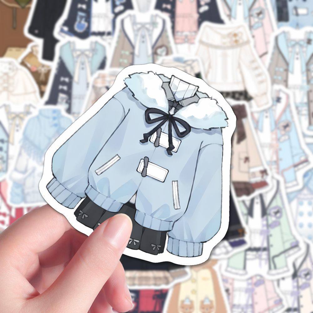 180张爆款oc服饰贴纸二次元ins风参考素材装饰手机壳手账贴画diy,文具电教/文化用品/商务用品,贴纸/立体贴纸,淘宝优惠券,粉丝福利购,淘宝优惠卷