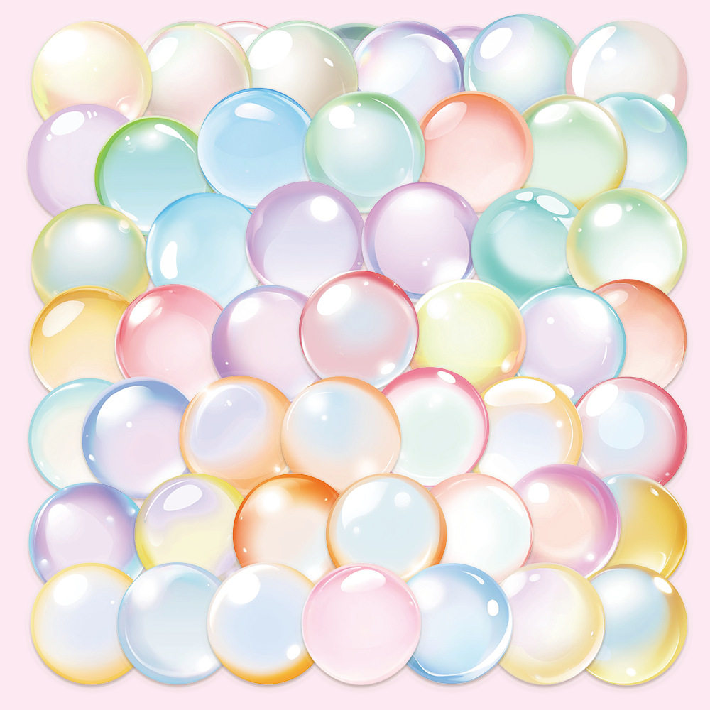 100张彩色泡泡PET透明贴纸ins风小清新简约装饰diy手账桌面贴画,文具电教/文化用品/商务用品,贴纸/立体贴纸,淘宝优惠券,粉丝福利购,淘宝优惠卷