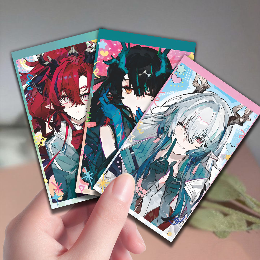 明日方舟拍立得爆款二次元游戏角色周边卡通涂鸦手绘小卡物料收藏