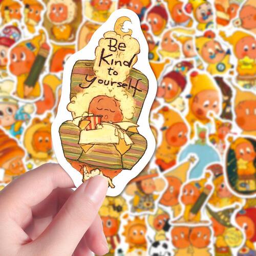 168张我们都是星星人贴纸二次元卡通可爱周边diy笔记本手账粘贴