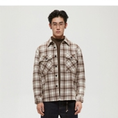 专柜新品 极简系列格子短羊毛大衣冬季 GD1061485J 商场同款 GXG男装